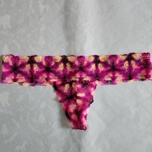 💕🔥NWT PINK Victoria's Secret vintage extra low rise thong panties Small pink